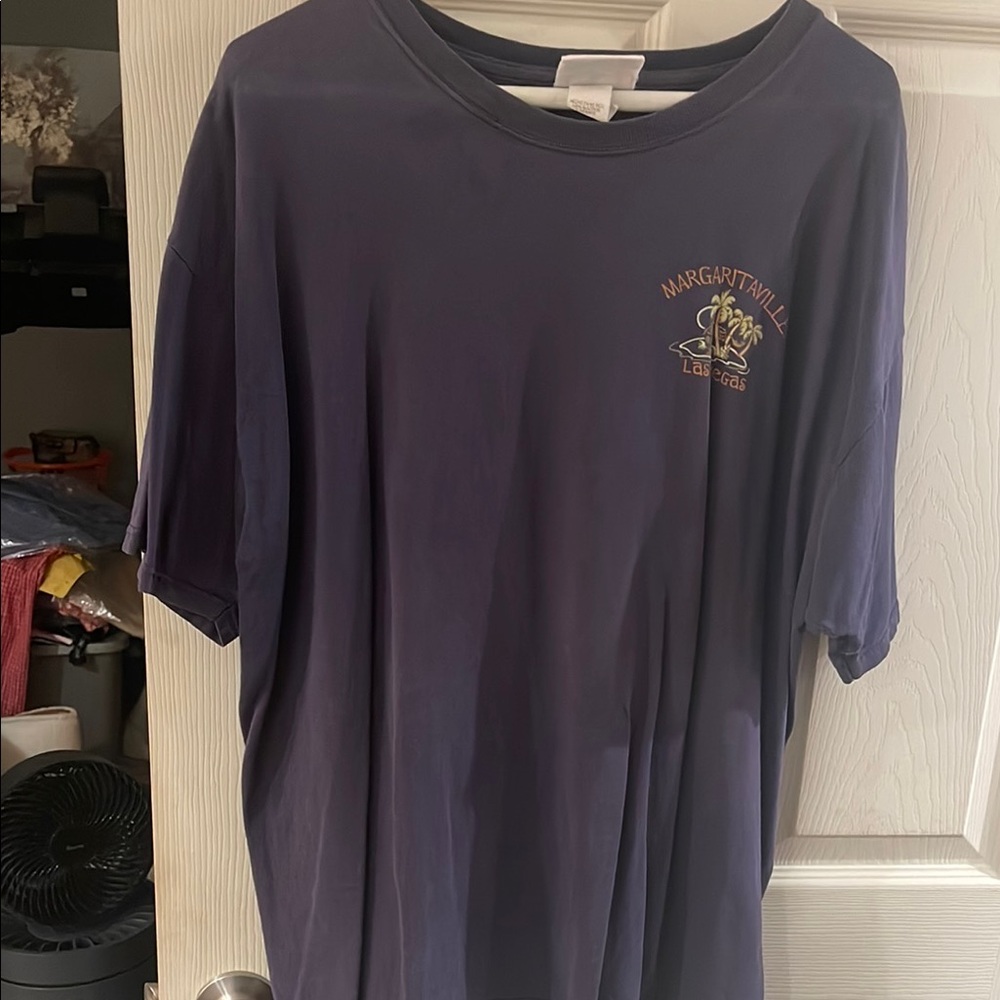 Margaritaville Blue Crew Neck Short Sleeve Tee